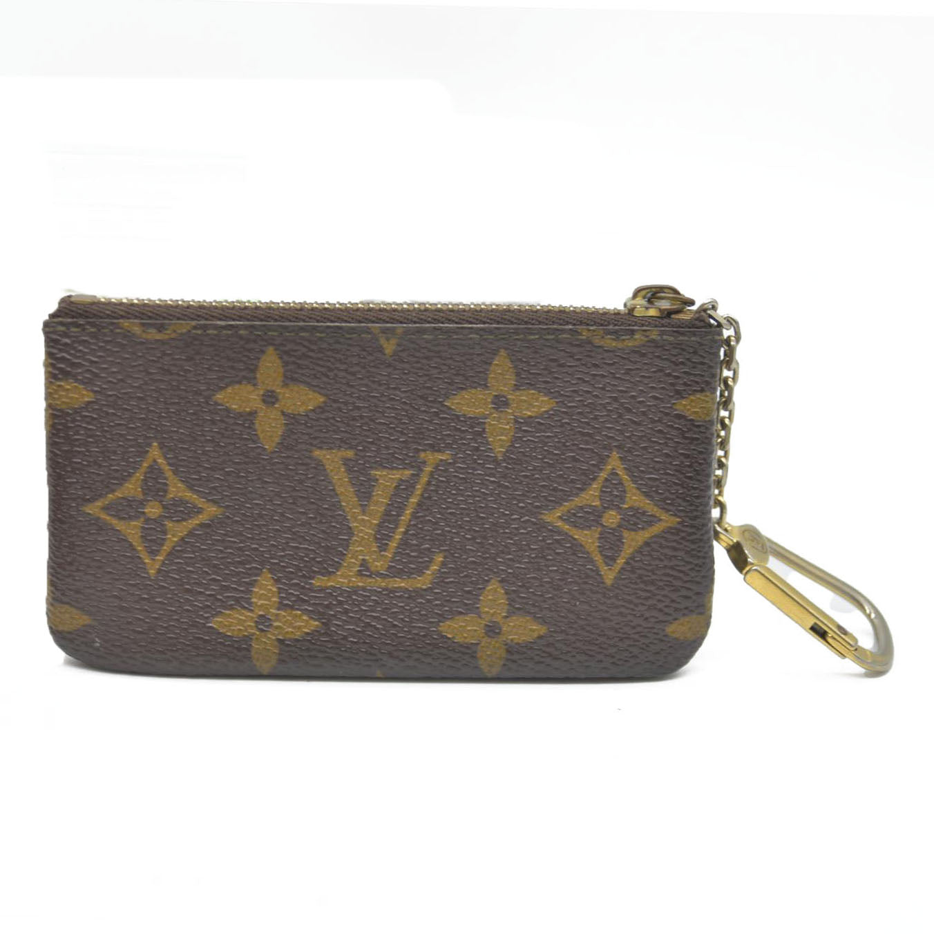 LOUIS VUITTON Monogram Coin Purse Key Pochette Cles Wallet ET1011