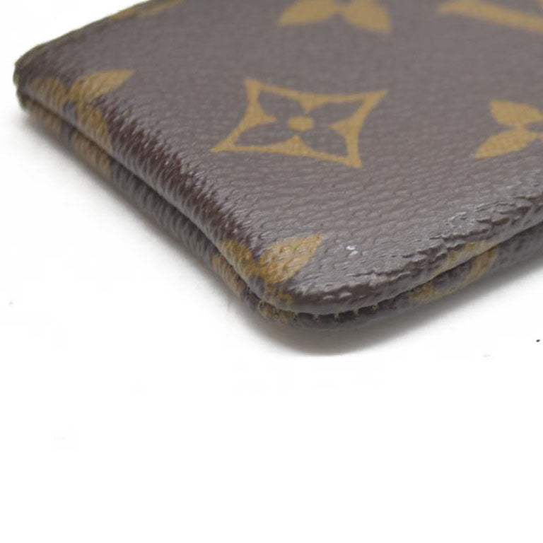LOUIS VUITTON Monogram Coin Purse Key Pochette Cles Wallet ET1011