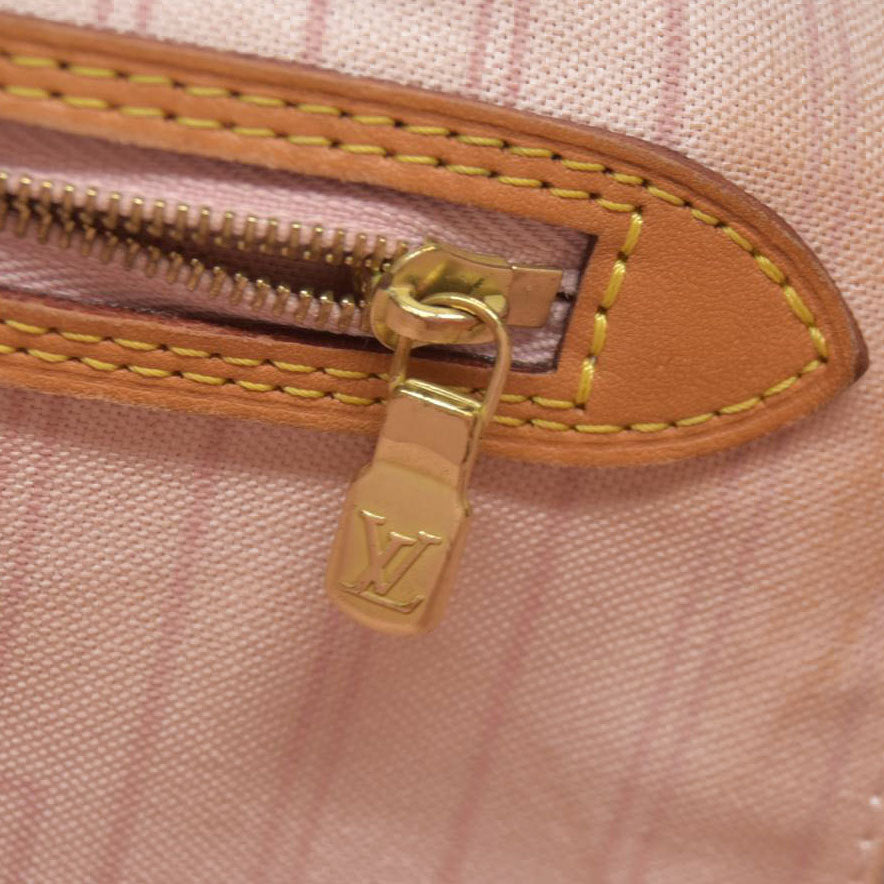 $2170 Louis Vuitton Damier Azur Neverfull MM SD4197 2017