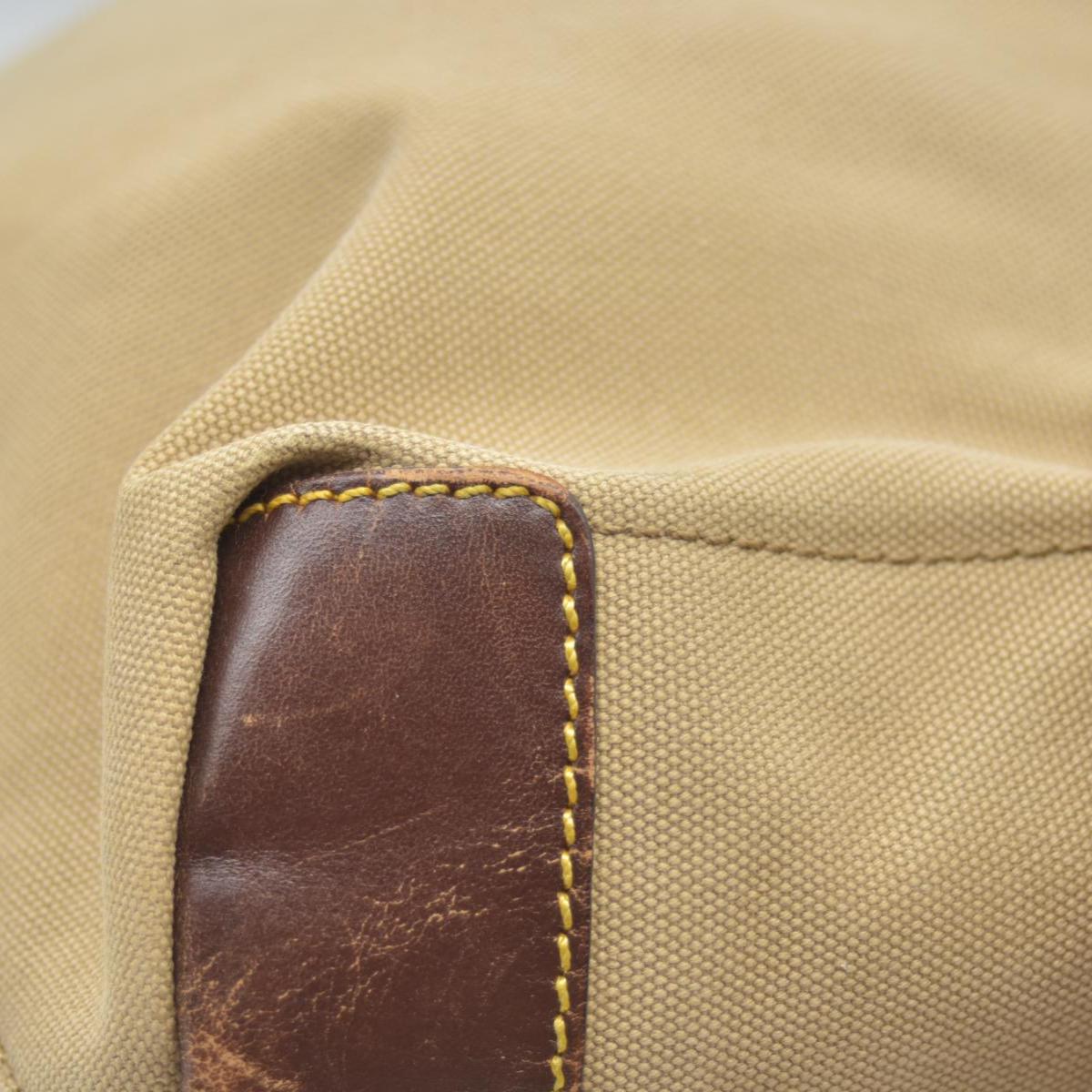 $1150 Prada Canvas Tote Bag Beige
