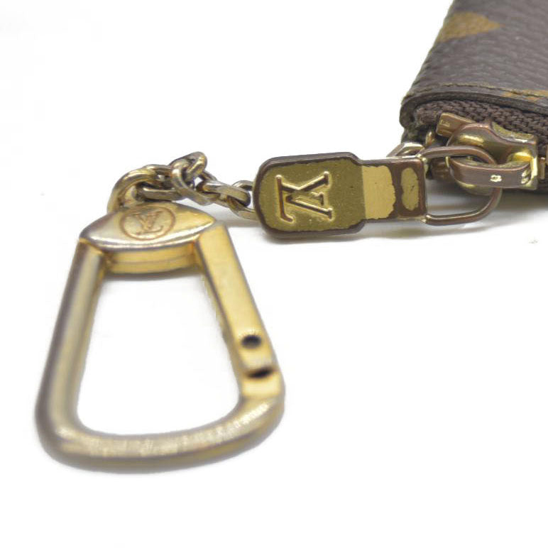 LOUIS VUITTON Monogram Coin Purse Key Pochette Cles Wallet ET1011