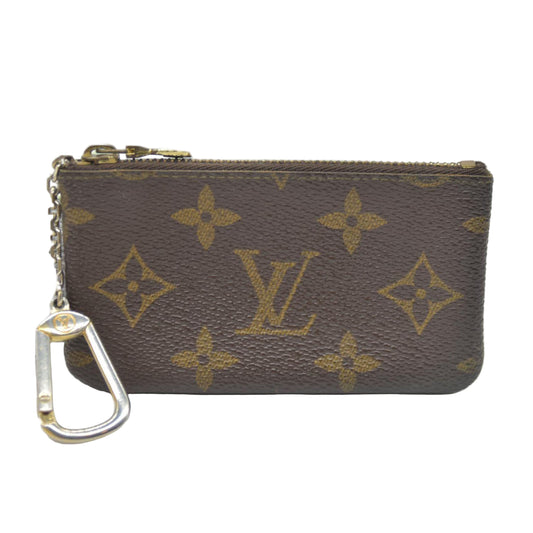 LOUIS VUITTON Monogram Coin Purse Key Pochette Cles Wallet ET0952