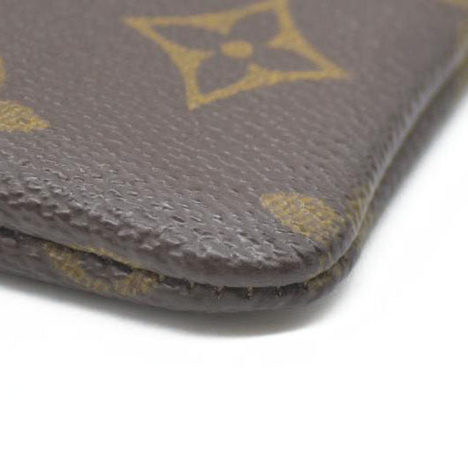 LOUIS VUITTON Monogram Coin Purse Key Pochette Cles Wallet ET0952