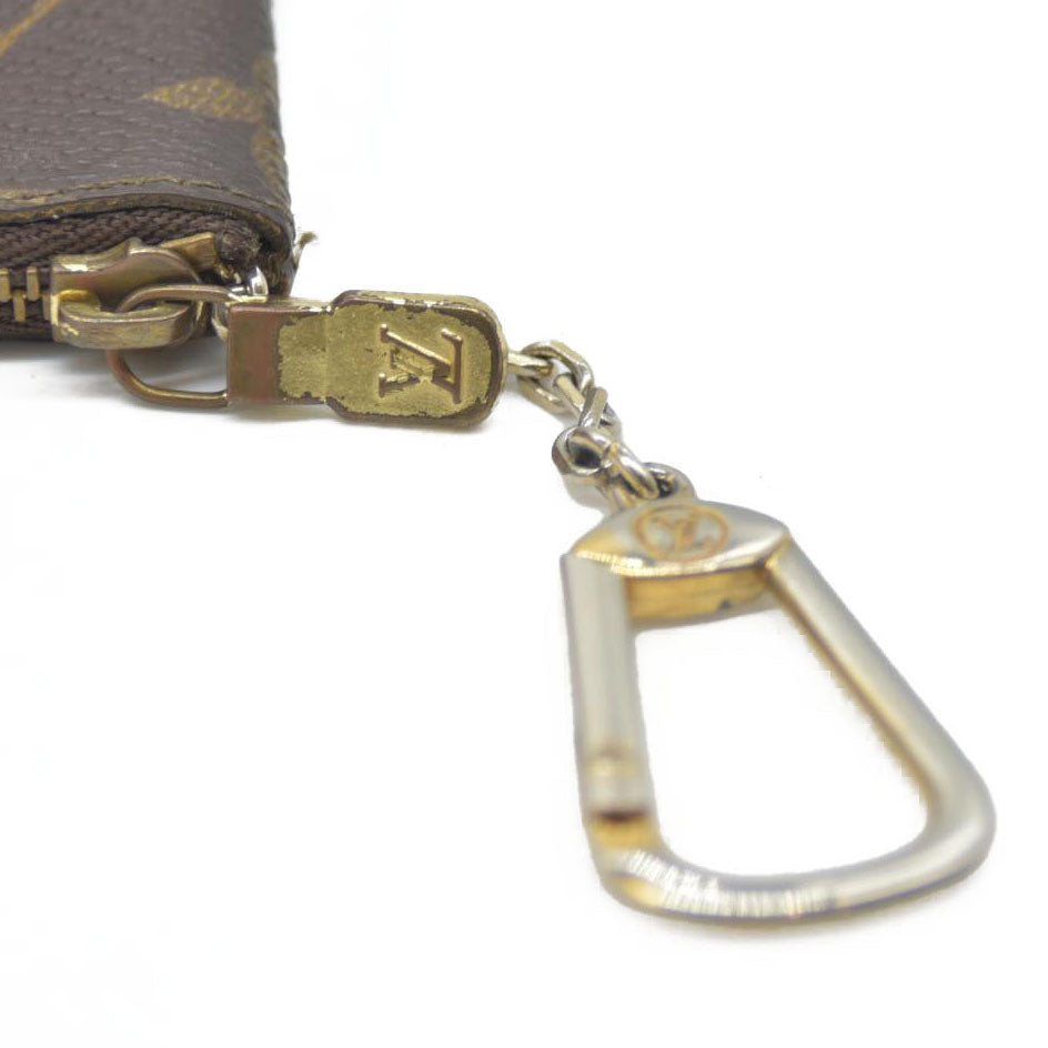LOUIS VUITTON Monogram Coin Purse Key Pochette Cles Wallet ET0952