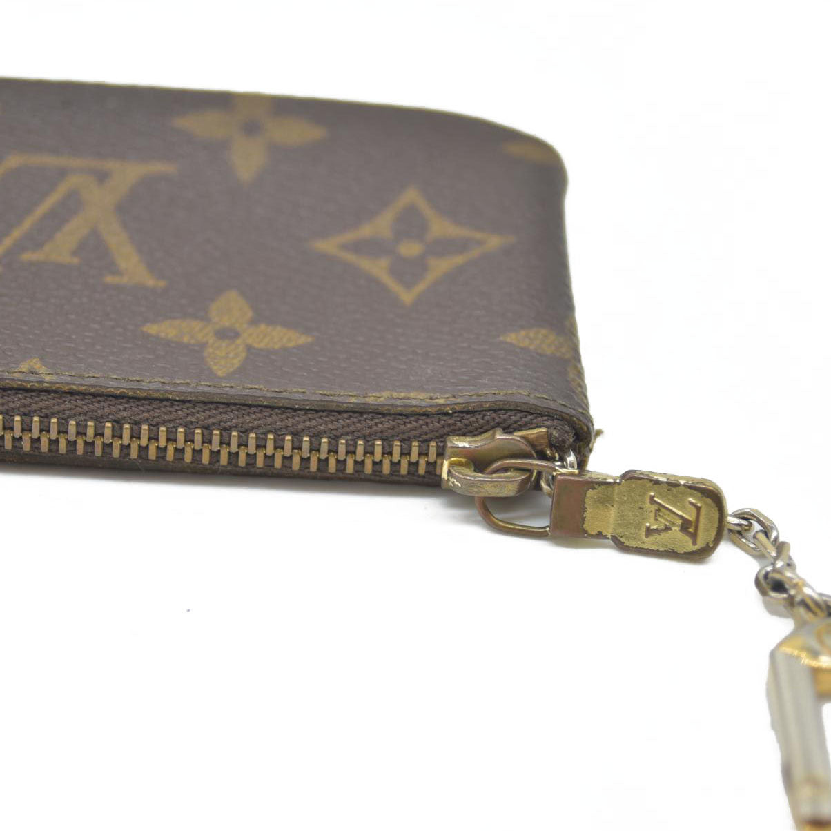 LOUIS VUITTON Monogram Coin Purse Key Pochette Cles Wallet ET0952