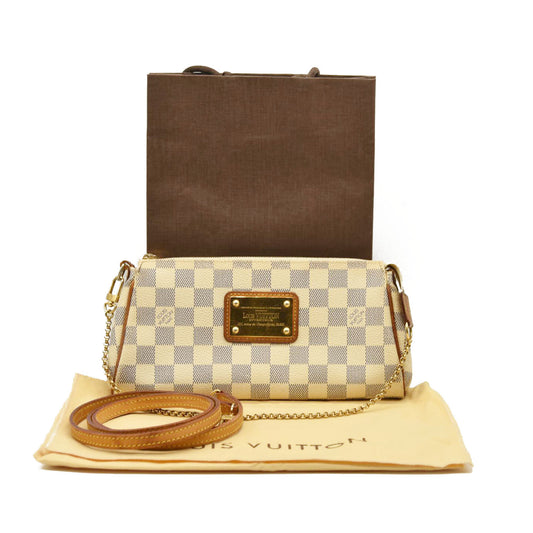 LOUIS VUITTON  Damier Azur Eva Clutch SN4160