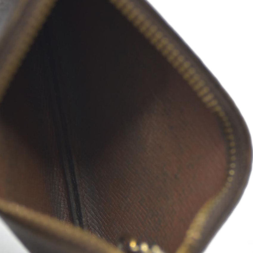 LOUIS VUITTON Monogram Coin Purse Key Pochette Cles Wallet ET0952