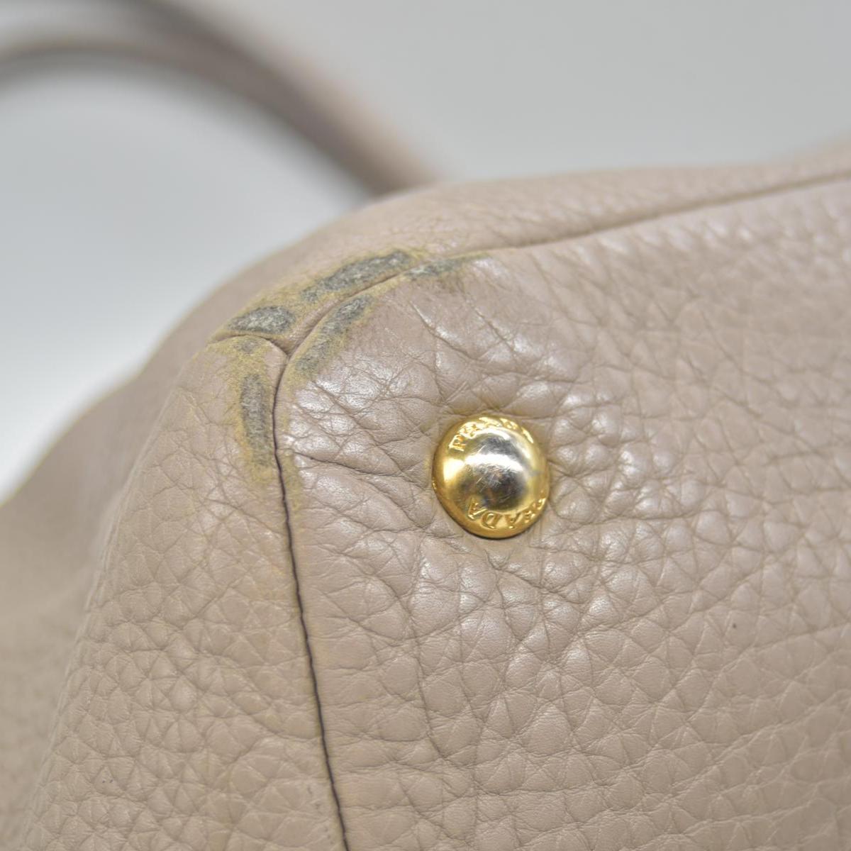 $3500 Prada Convertible Shopping Tote Vitello Daino Medium