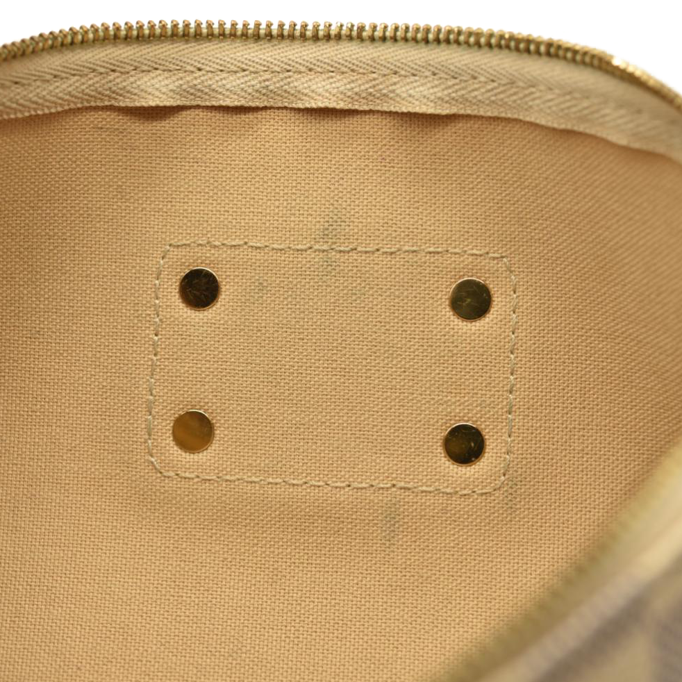 Louis Vuitton Damier Azur Eva Crossbody Shoulder Bag White Chain SN0192