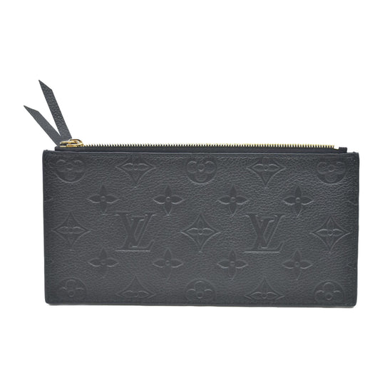 Louis Vuitton  Empreinte Felicie Chain Wallet Zippered Insert Black
