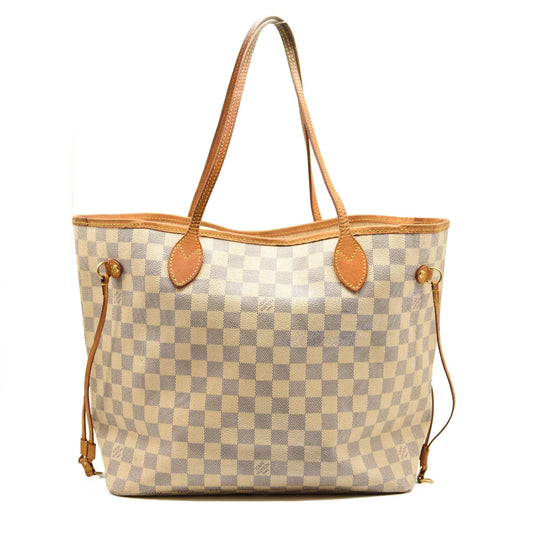 LOUIS VUITTON Damier Azur Neverfull MM