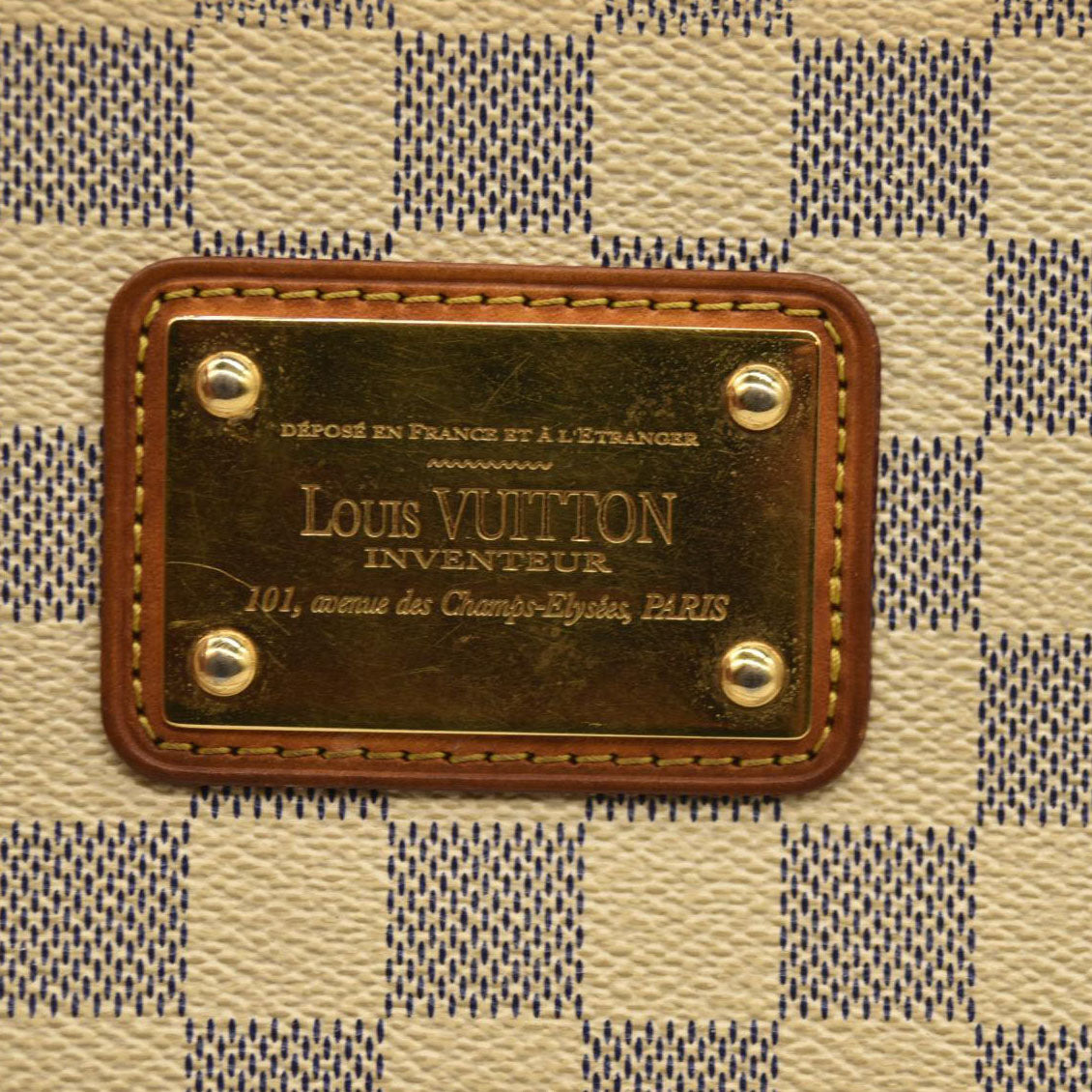 LOUIS VUITTON  Damier Azur Eva Clutch SN4160