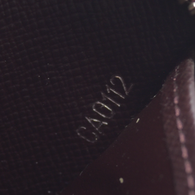 $970 2012 Louis Vuitton Epi Electric Zippy Zip Around Long Wallet Purple CA0112
