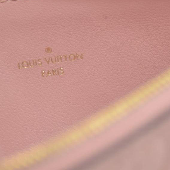 Louis Vuitton  Empreinte Felicie Chain Wallet Zippered Insert Pink