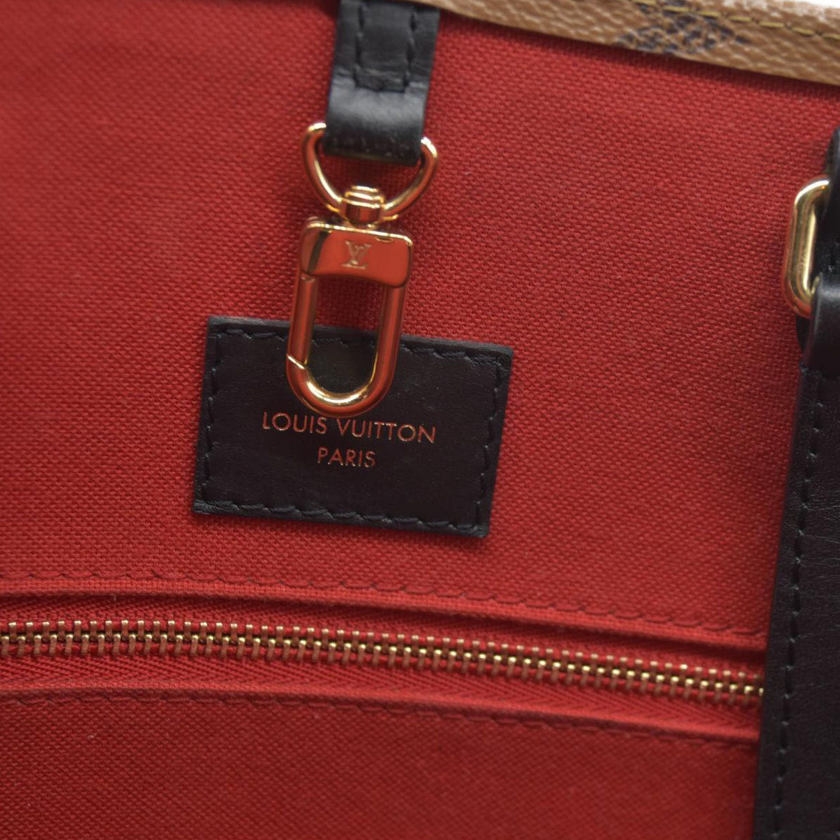 $3300 AUCTION Louis Vuitton Reverse Monogram Giant Onthego MM RFID