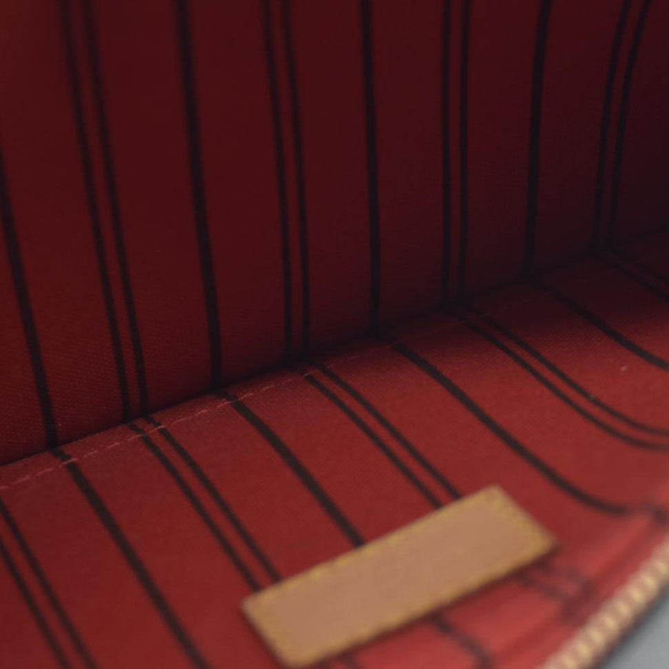 $600 Louis Vuitton Monogram Neverfull MM GM Pochette Cherry LA3176 CONSIGNMENT