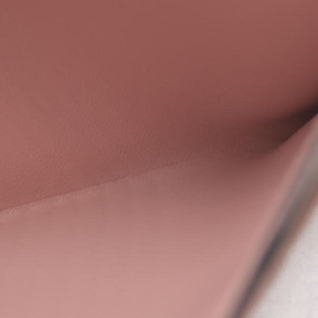 Louis Vuitton  Calfskin Felicie Chain Wallet Card Holder Insert Pink