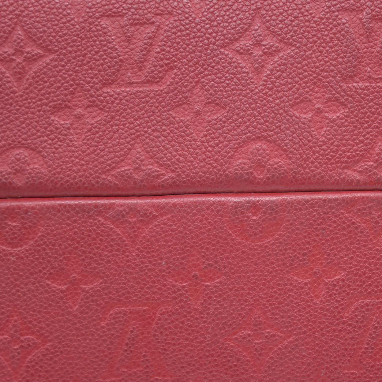 $2930 Louis Vuitton  Empreinte Speedy Bandouliere 25 NM Scarlet DU1149