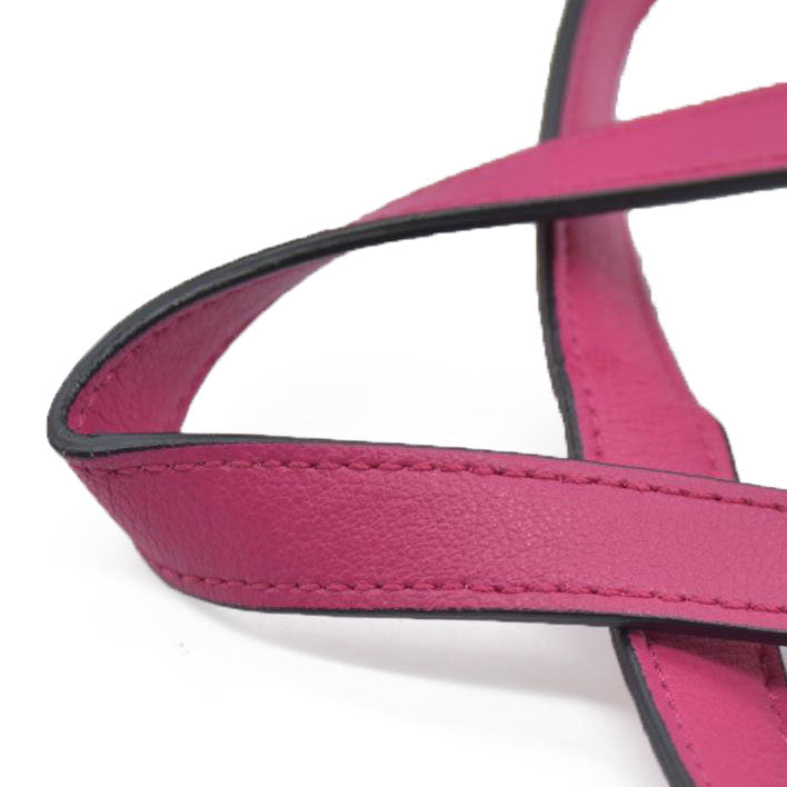 $1550 Saint Laurent Calfskin Large Shopping Tote Pink