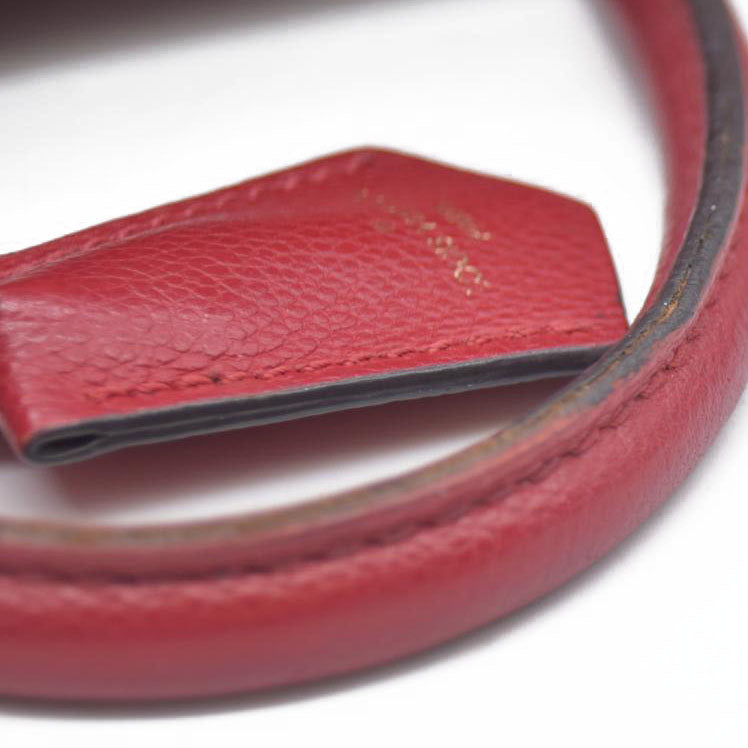 $2930 Louis Vuitton  Empreinte Speedy Bandouliere 25 NM Scarlet DU1149