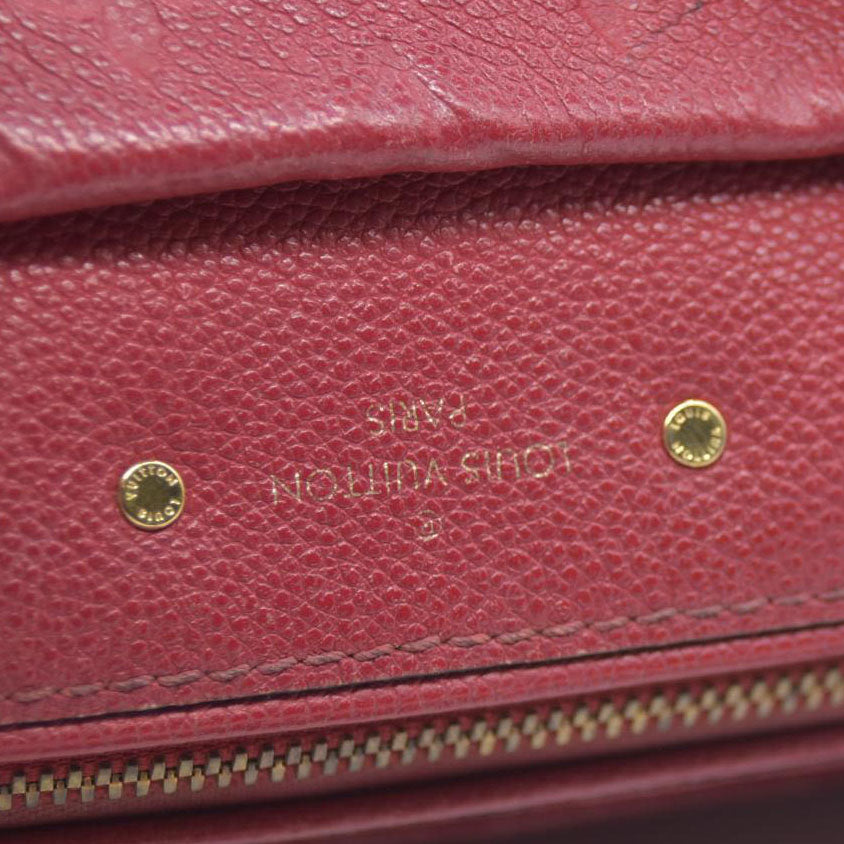 $2930 Louis Vuitton  Empreinte Speedy Bandouliere 25 NM Scarlet DU1149