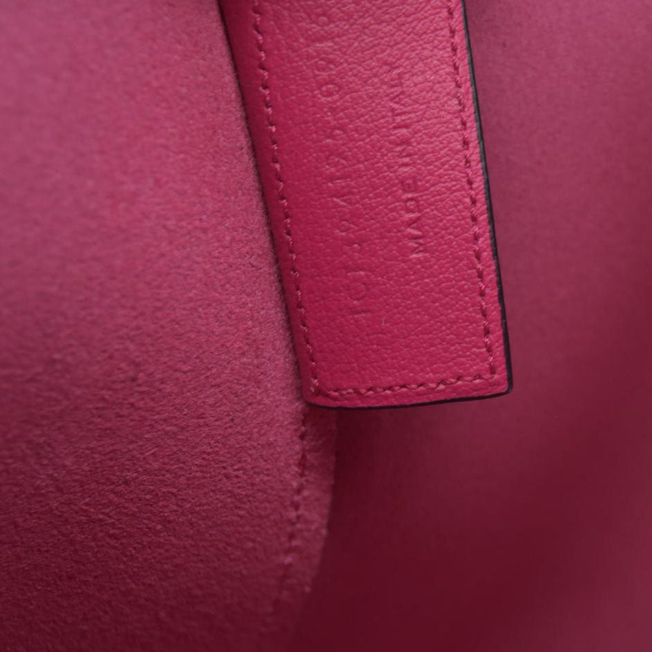 $1550 Saint Laurent Calfskin Large Shopping Tote Pink