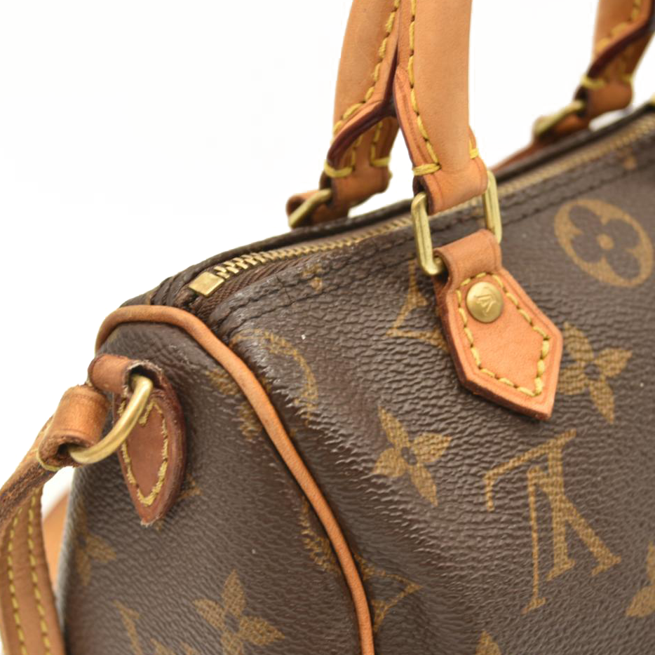 LOUIS VUITTON Monogram Nano Speedy TR3177 Bandouliere