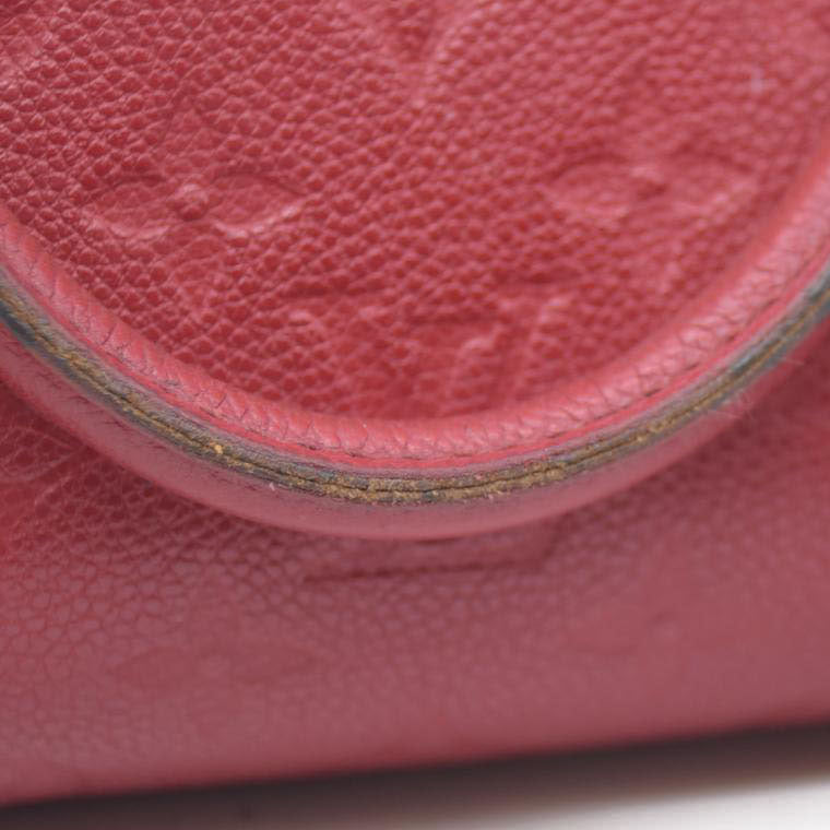 $2930 Louis Vuitton  Empreinte Speedy Bandouliere 25 NM Scarlet DU1149