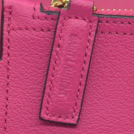$1550 Saint Laurent Calfskin Large Shopping Tote Pink