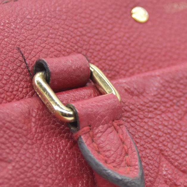 $2930 Louis Vuitton  Empreinte Speedy Bandouliere 25 NM Scarlet DU1149