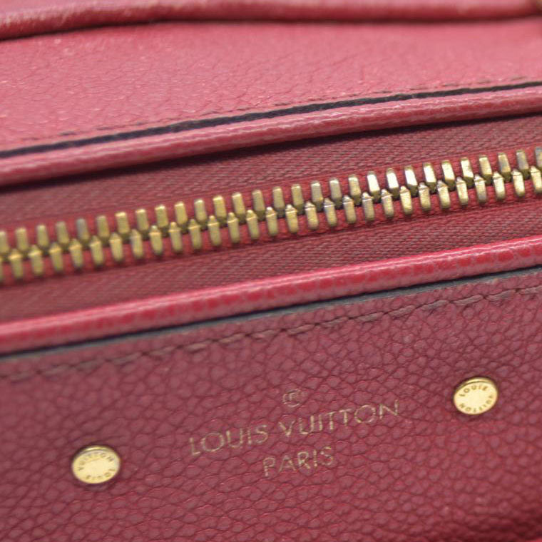 $2930 Louis Vuitton  Empreinte Speedy Bandouliere 25 NM Scarlet DU1149