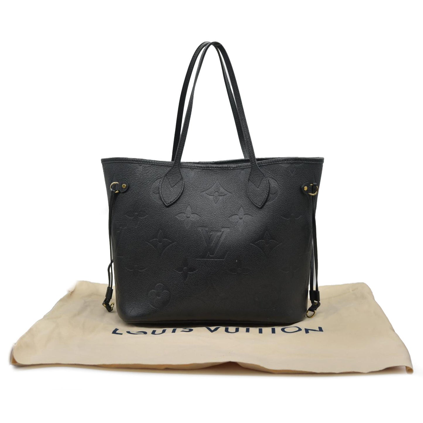 $2940 Louis Vuitton Monogram Giant Neverfull MM Black