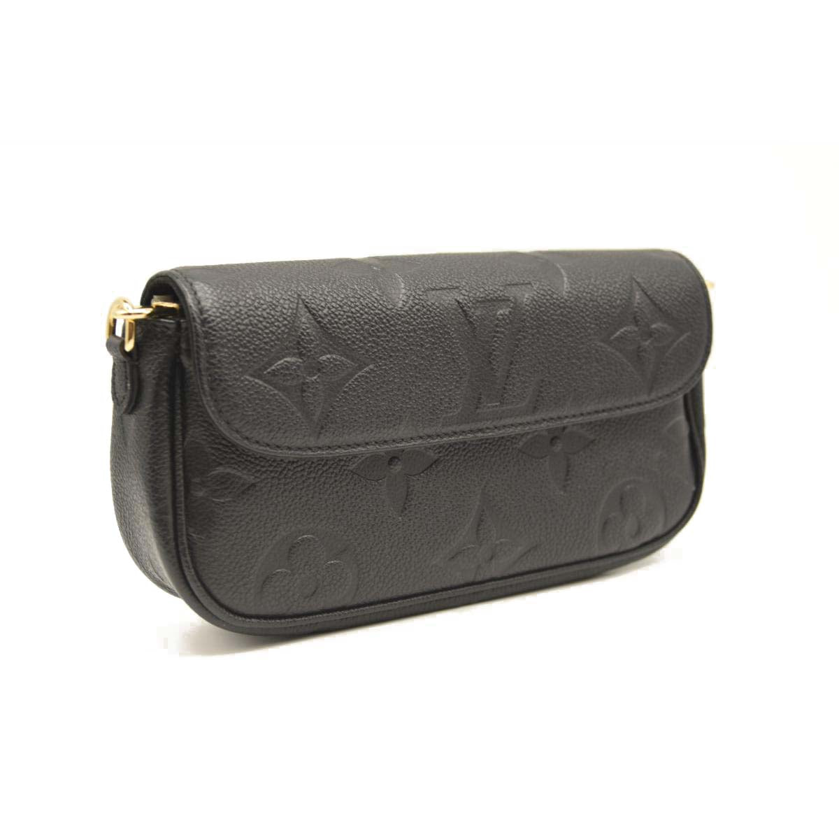 LOUIS VUITTON Wallet on Chain Ivy Monogram Empreinte Handbag Noir
