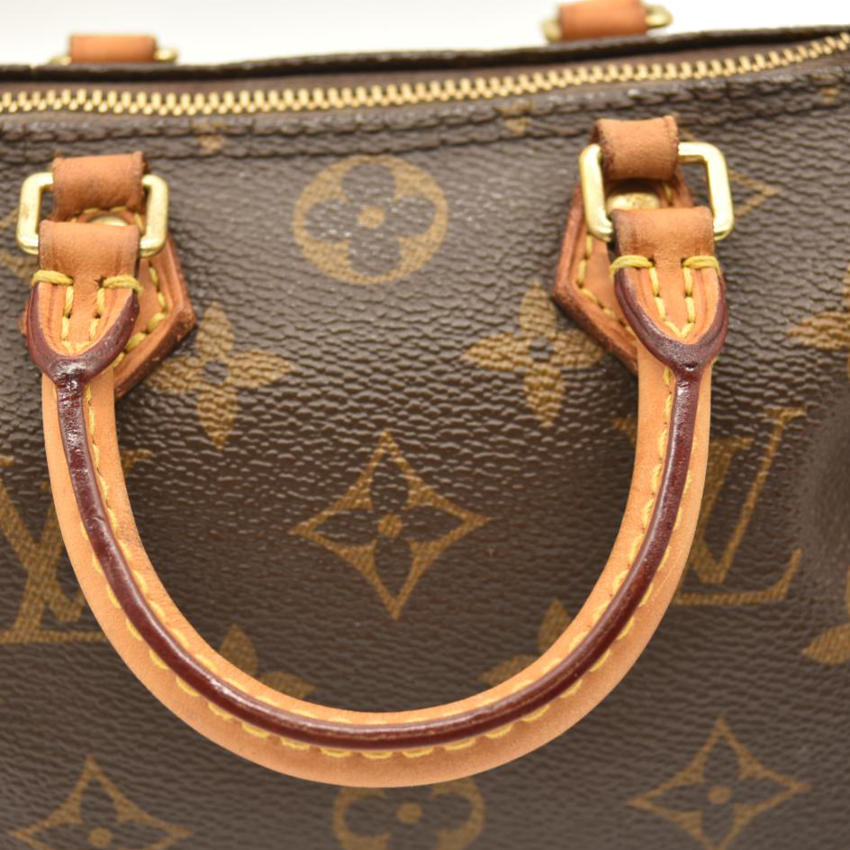 LOUIS VUITTON Monogram Nano Speedy TR3177 Bandouliere
