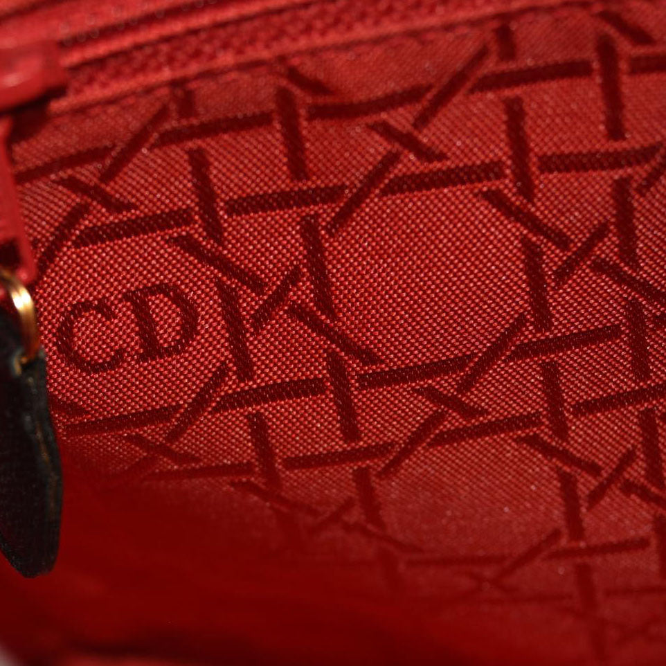 CHRISTIAN DIOR Cannage Medium Lady Dior Black