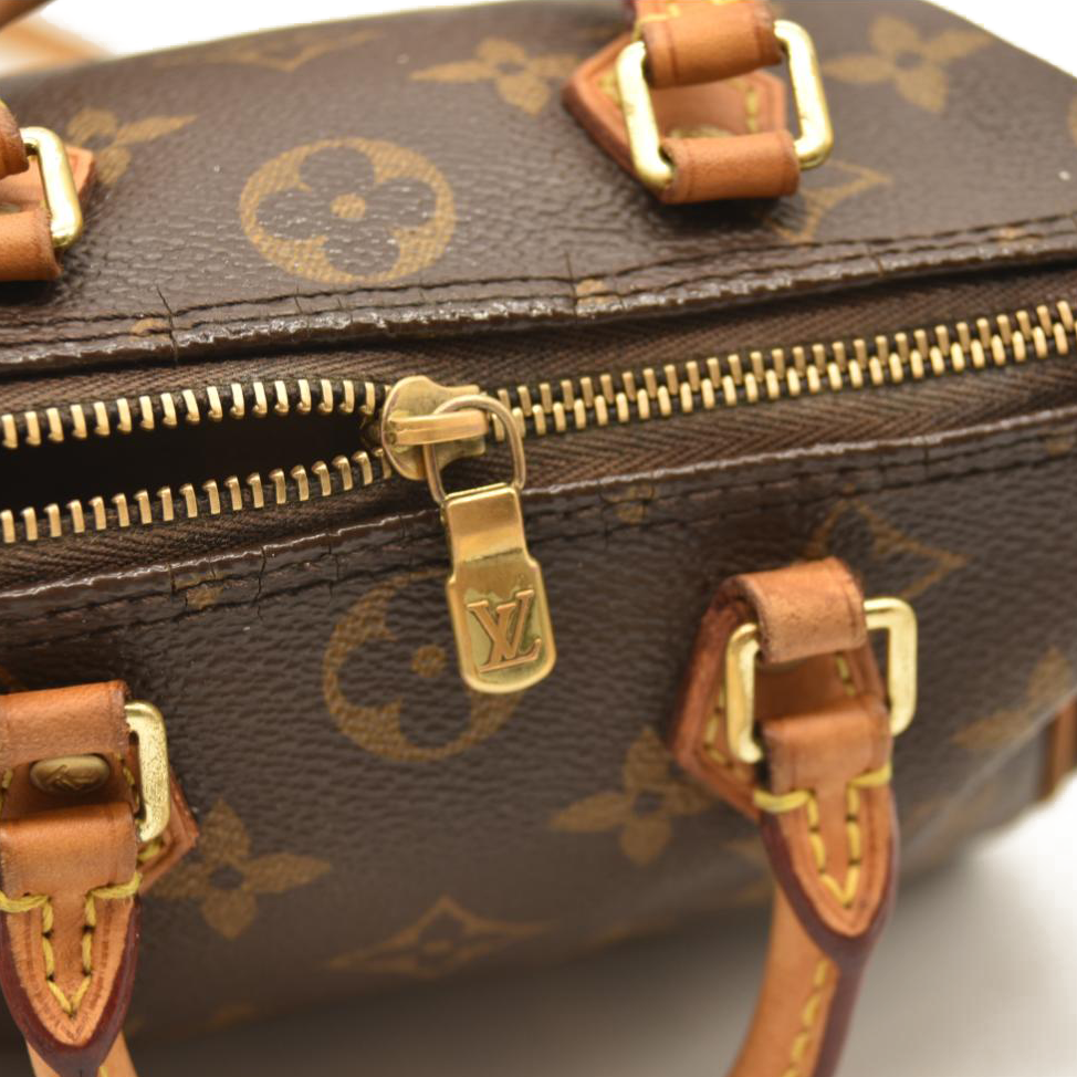 LOUIS VUITTON Monogram Nano Speedy TR3177 Bandouliere