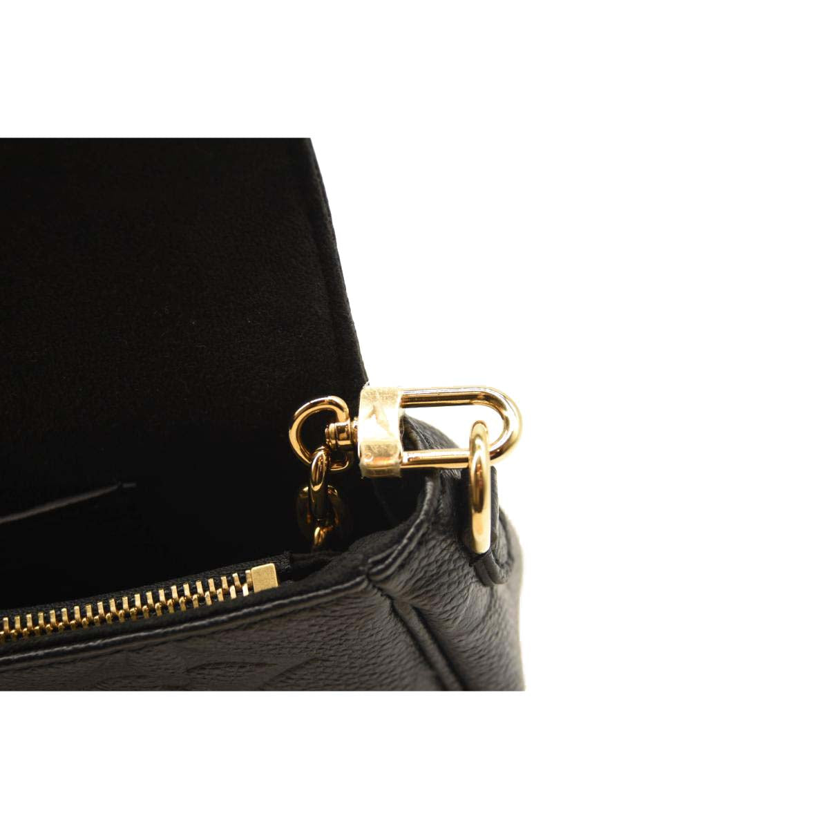 LOUIS VUITTON Wallet on Chain Ivy Monogram Empreinte Handbag Noir