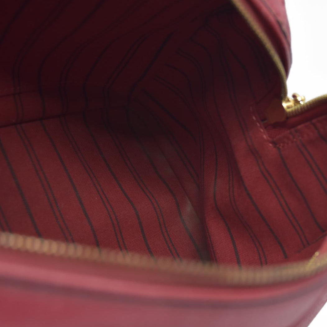 $2930 Louis Vuitton  Empreinte Speedy Bandouliere 25 NM Scarlet DU1149