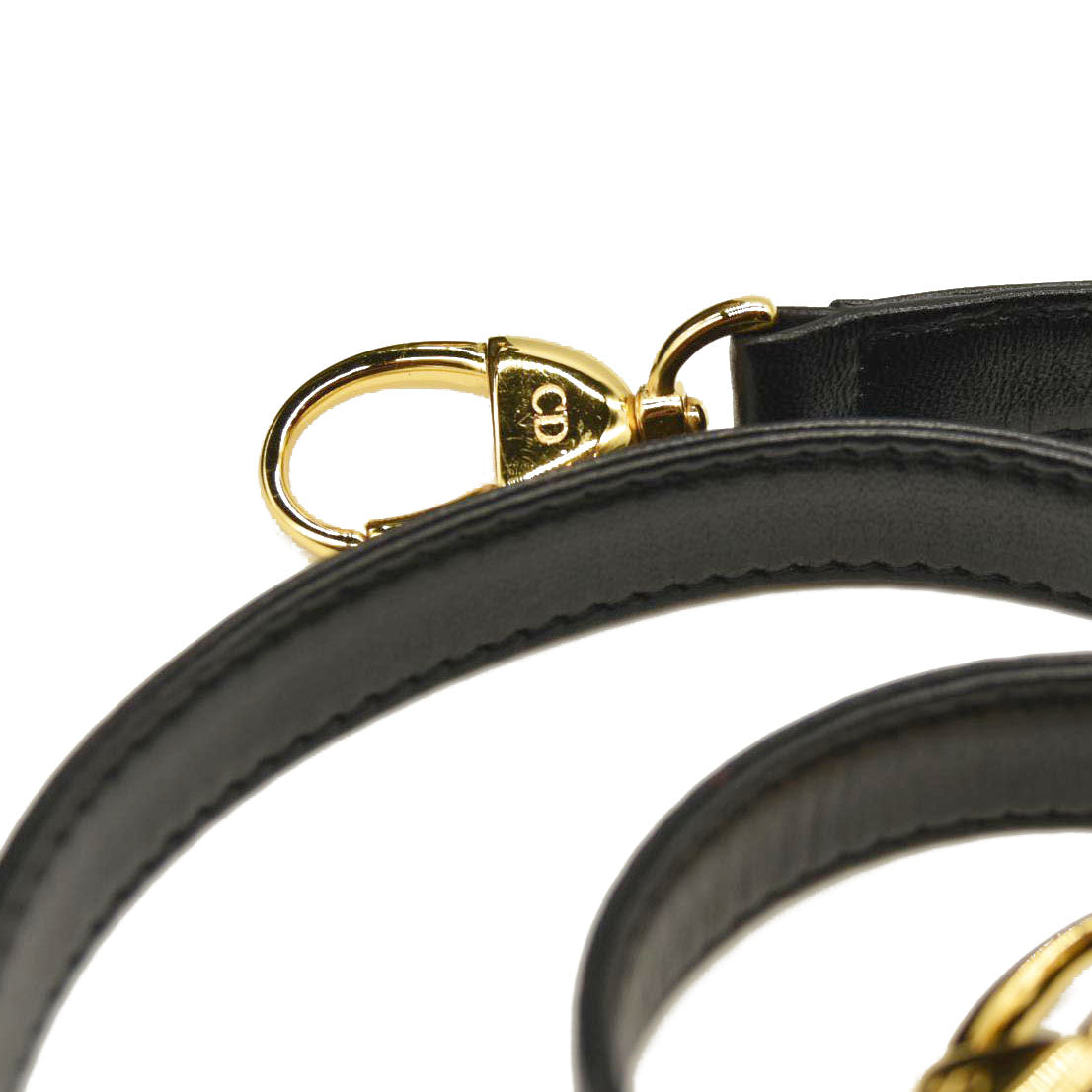 CHRISTIAN DIOR Cannage Medium Lady Dior Black