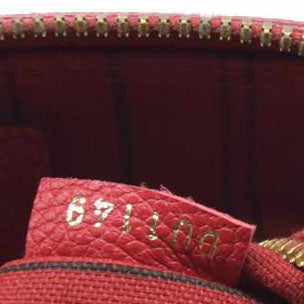 $2930 Louis Vuitton  Empreinte Speedy Bandouliere 25 NM Scarlet DU1149