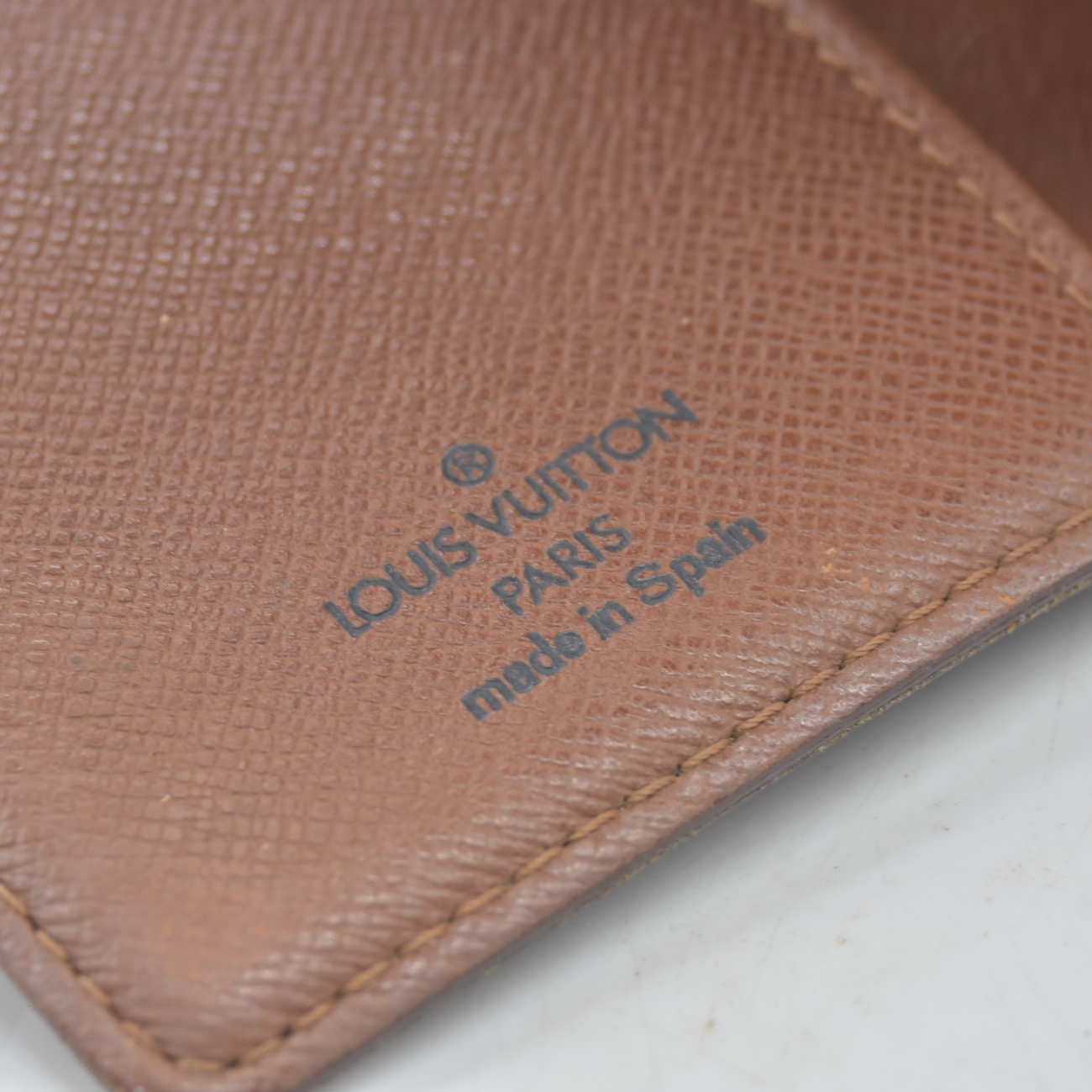 $505 1999 Louis Vuitton Monogram Small Ring Agenda Cover CA0969