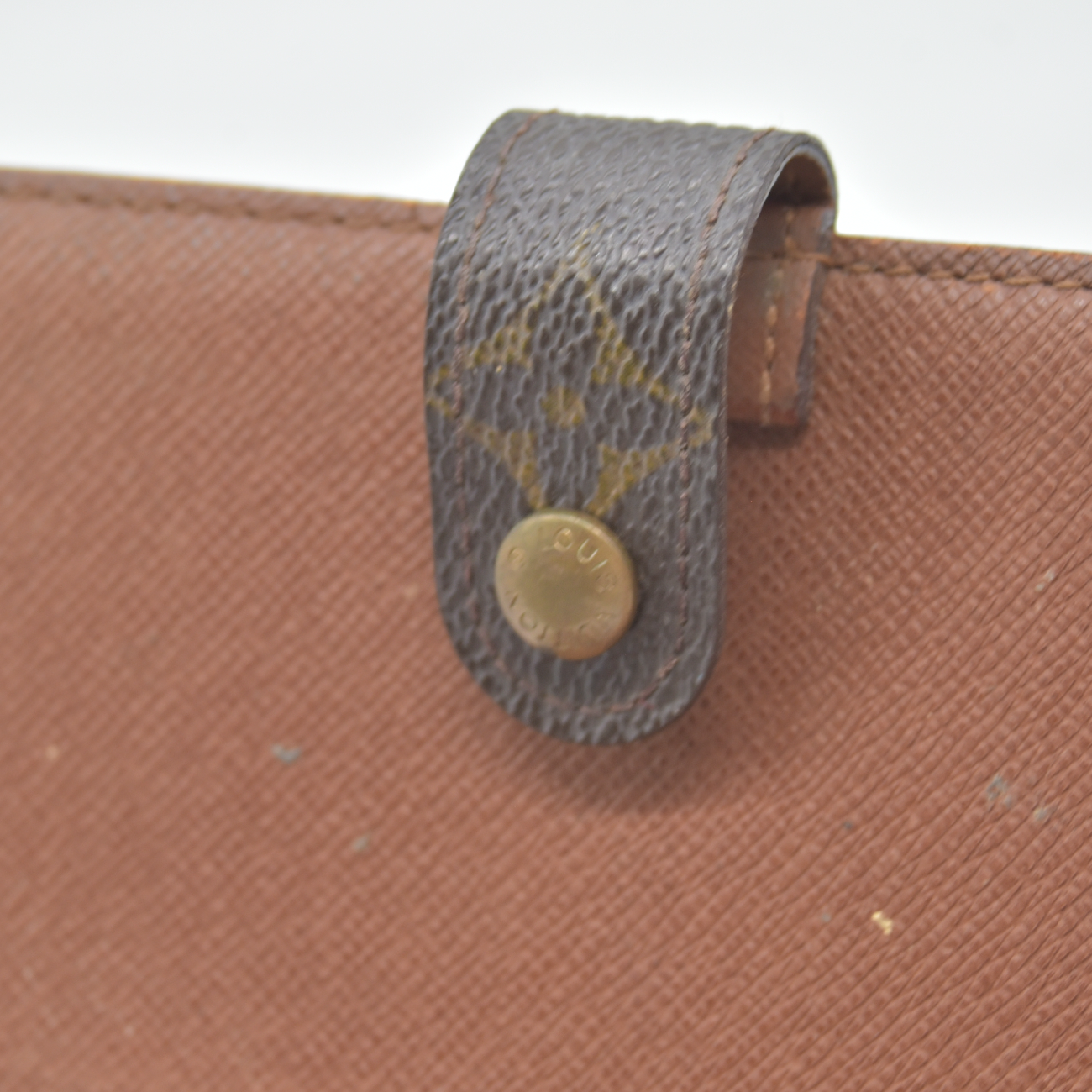$505 1999 Louis Vuitton Monogram Small Ring Agenda Cover CA0969