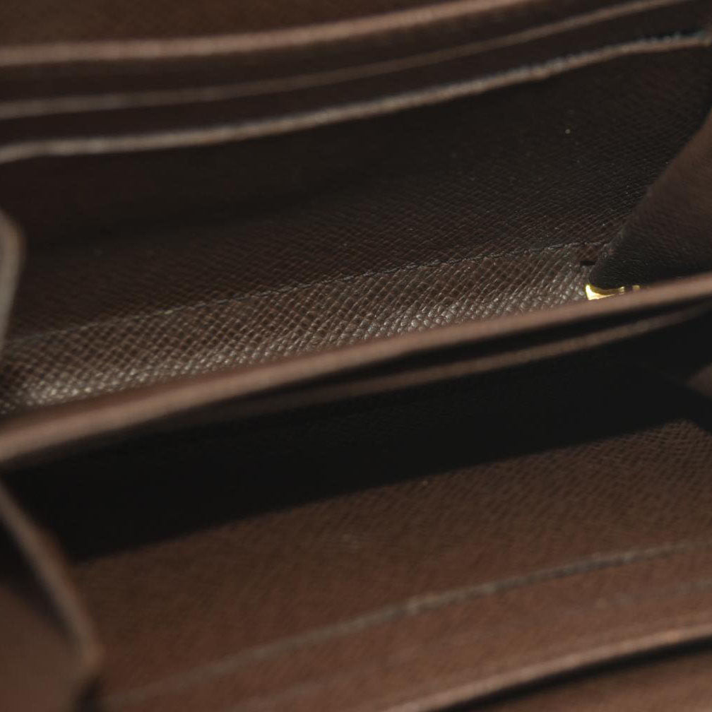 Louis Vuitton  Damier Ebene Zippy Coin Purse SN1163