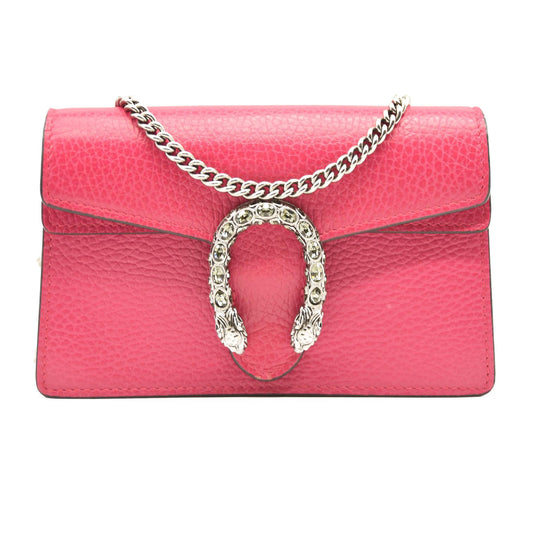 GUCCI Super Mini Dionysus Shoulder Bag Pink