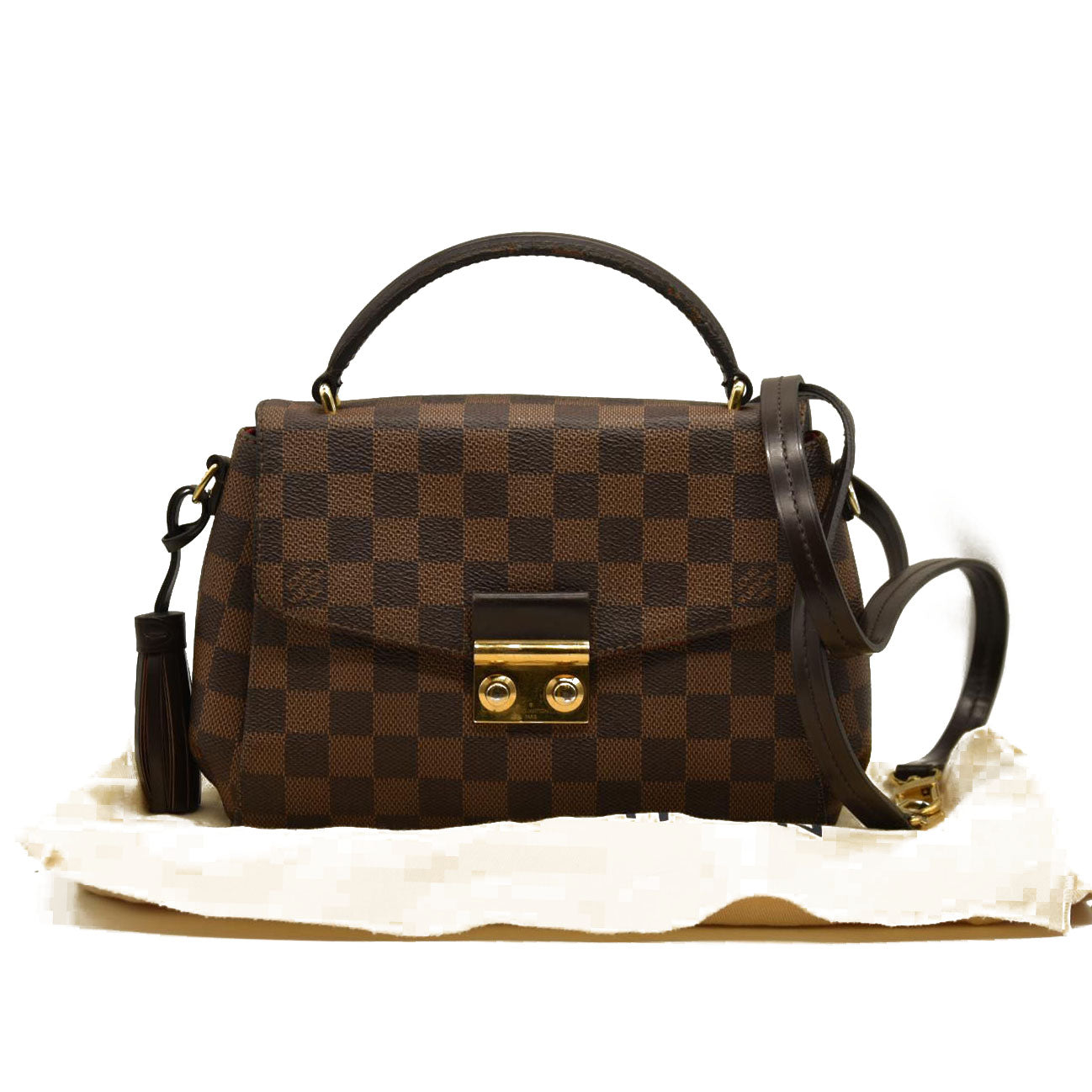 LOUIS VUITTON  Damier Ebene Croisette FL5106