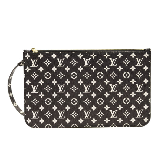 LOUIS VUITTON Monogram Giant Jungle Neverfull MM GM Pochette Black