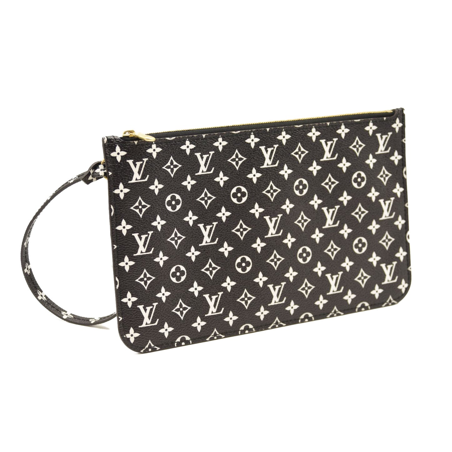 LOUIS VUITTON Monogram Giant Jungle Neverfull MM GM Pochette Black