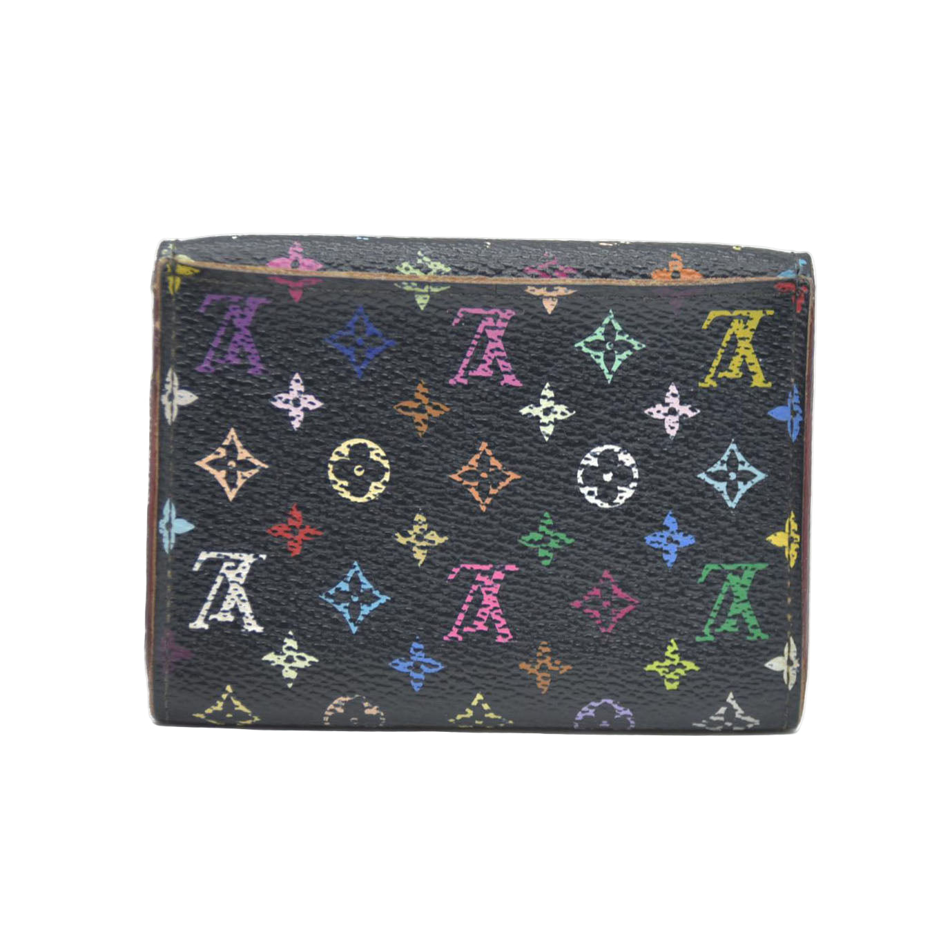 AUCTION $650 Louis Vuitton Monogram Muakami Enveloppe Cartes De Visite Card Case CA2163