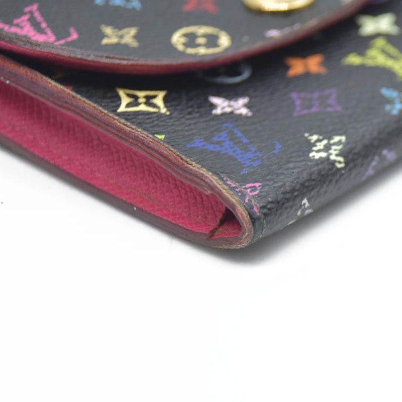 AUCTION $650 Louis Vuitton Monogram Muakami Enveloppe Cartes De Visite Card Case CA2163