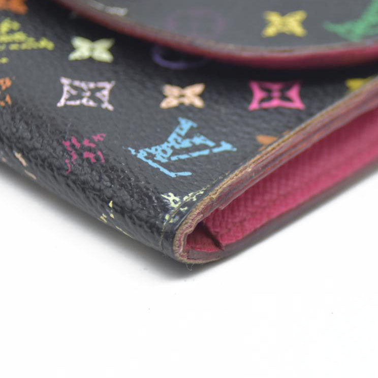 AUCTION $650 Louis Vuitton Monogram Muakami Enveloppe Cartes De Visite Card Case CA2163